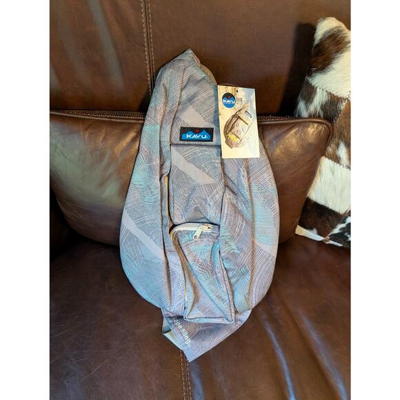 NWT KAVU Rope Sling Crossbody Bag PASTEL PAINT - Picture 1 of 1